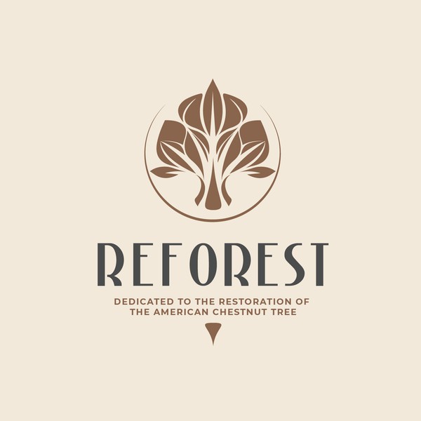 Design by aleT titled "Logo for a non-profit saving endangered trees"