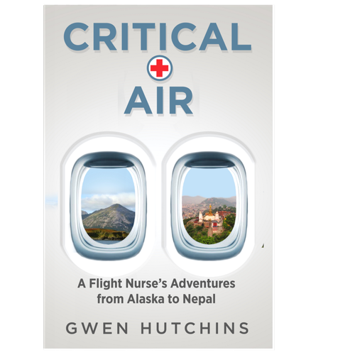 Create a cover about an emergency flight nurse's adventures Design by Arrowdesigns