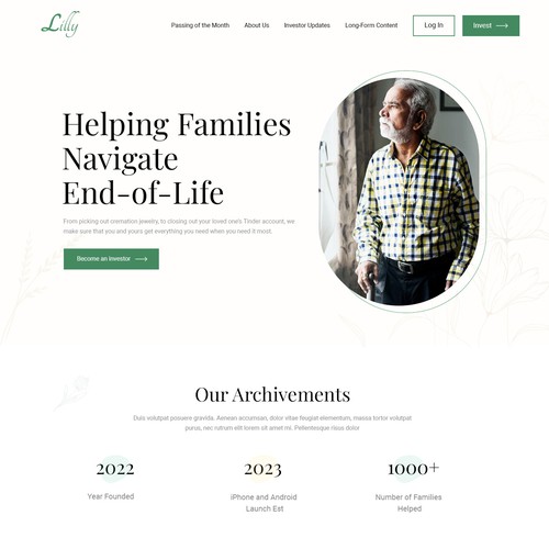 Fake Tech Startup in the Funeral Industry Seeking Website Design Design by MercClass