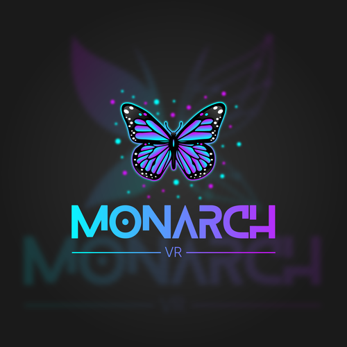 Design a fun, modern logo for a VR game featuring the Monarch Butterfly Design by Kris1923