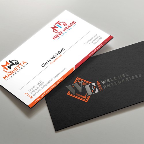 Powerful business card for large towing enterprise Design by kaylee CK