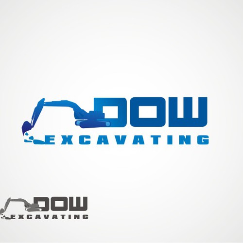 Logo design for Excavating Company Design by crazyeye