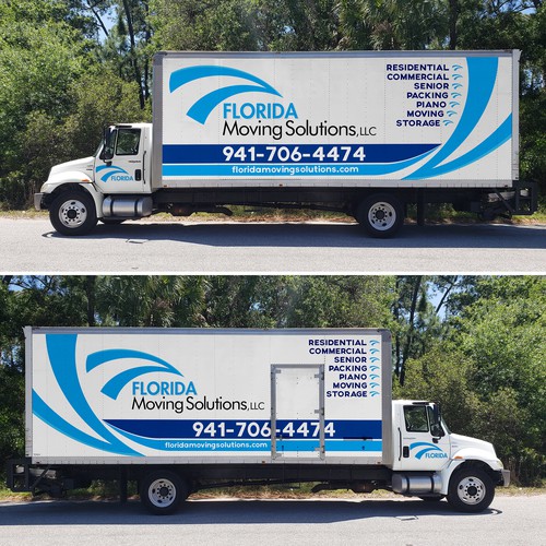 Moving Company Box Truck Wrap Design by ssrihayak