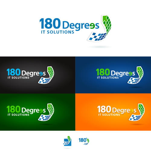 New logo wanted for 180 Degrees IT Solutions Réalisé par musework