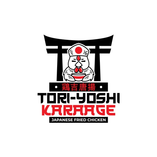 Fun Japanese Fried Chicken Restaurant Logo to Appeal to University-Aged Late Night Diners Design by PixelMan99