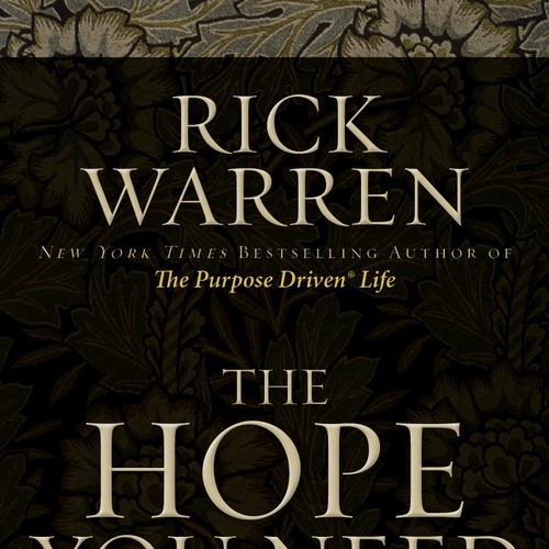 Design Rick Warren's New Book Cover Diseño de blissgirl