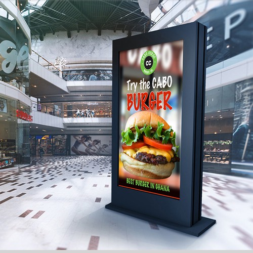 Billboard for Burger Company Design by Logicainfo ♥