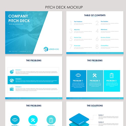 99designs Presentation Template for Startups Design by pallabip