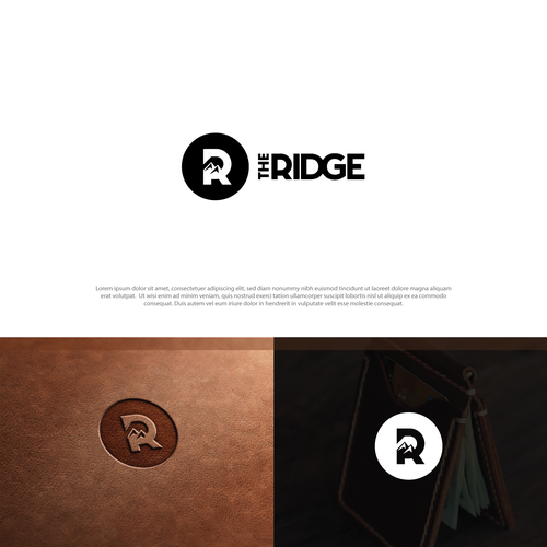 Create a new logo and brand identity for The Ridge Wallet Design réalisé par mugoberkah