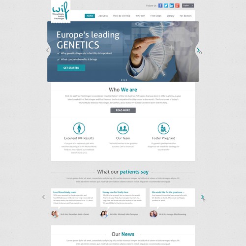 Web page design contest entry by Smashing Boys