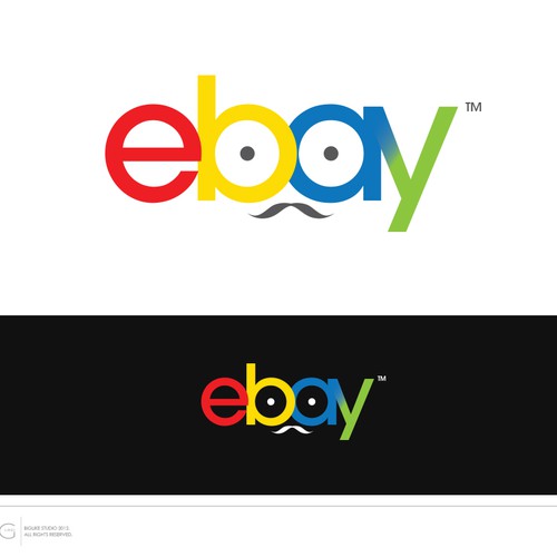 Diseño de 99designs community challenge: re-design eBay's lame new logo! de BigLike