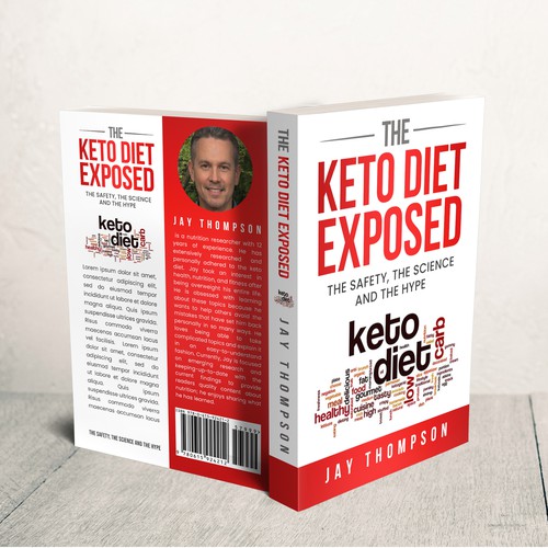 Create a cover for a book titled “The Keto Diet Exposed” Design by Zahari Studio