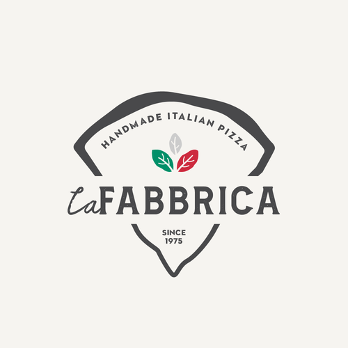 We need a powerful logo for our pizza production - La Fabbrica Design por GK_Kolektiv