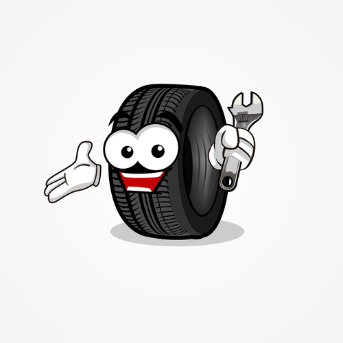 Create an innovative company mascot for tyre doctor Illustration or