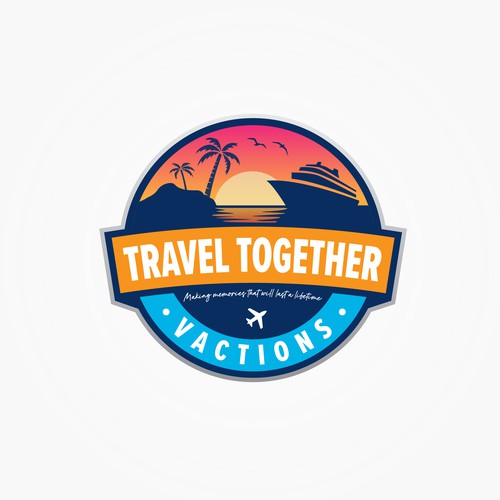 Need a creative logo for a family focused travel agency Design by teknique®