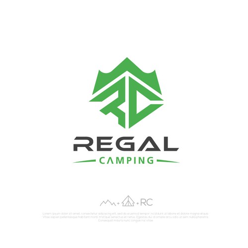 Create a simple and creative logo for my camping products company. To make camping more comfortable. Design by oopz