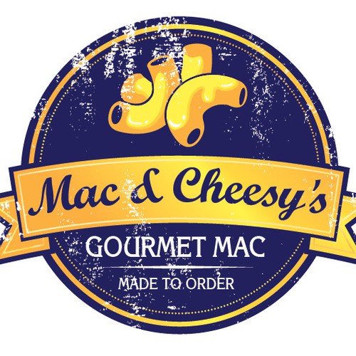 Mac & Cheesy's Needs a Logo! Gourmet Mac and Cheese Shop Design by A.M. Designs