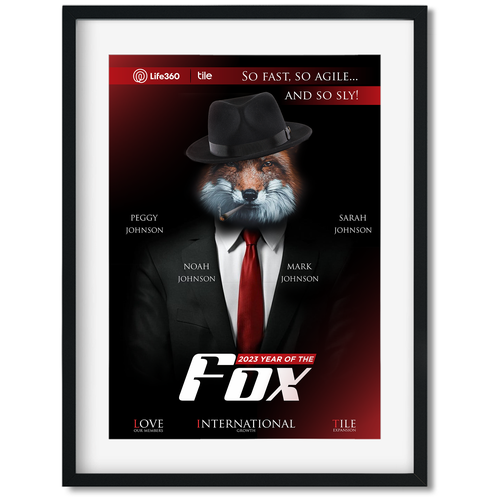 Life360 2023 Year of the Fox Poster Design by BrandGrowerッ