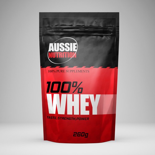 Aussie Nutrition supplement range needs new packaging! Design réalisé par Emir Aličić