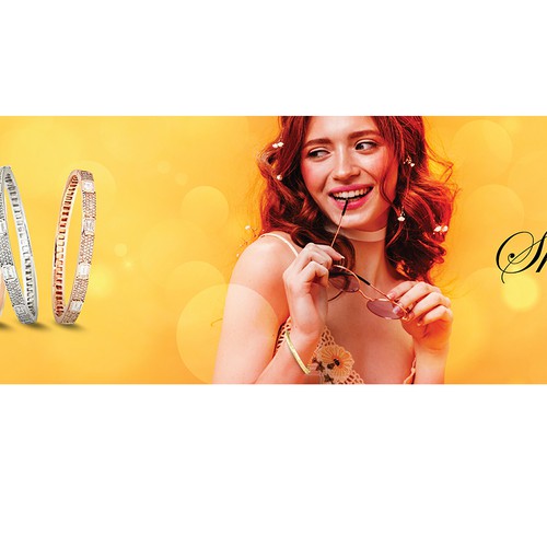 Design an exciting, vibrant Jewellery Banner! Design by _Blue_