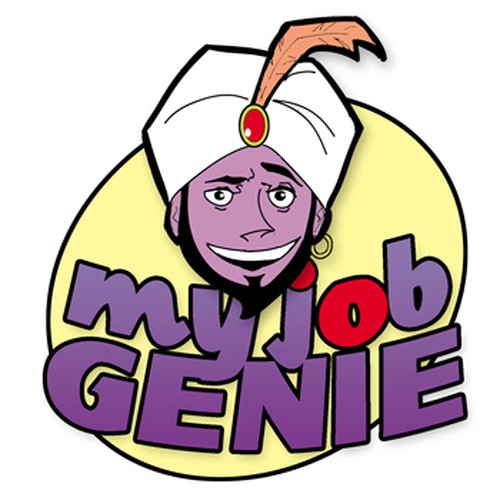 "My Job Genie" website logo Logo design contest