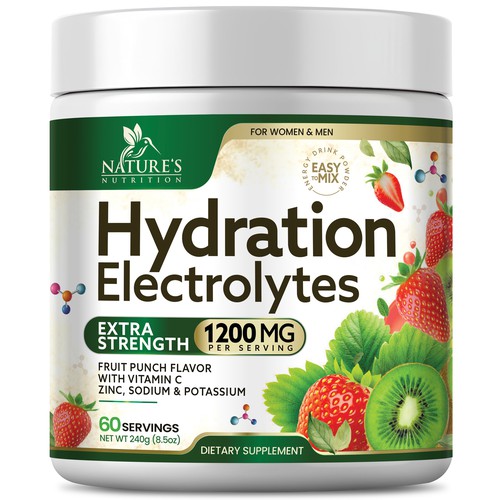 Hydration Electrolytes Design Needed for Nature's Nutrition Design by Black-Pepper