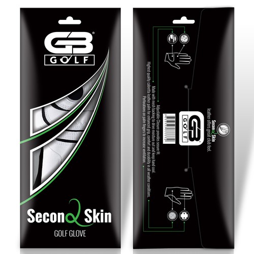 Create sleek golf glove packaging for Grip Boost Design by milan.kelecevic