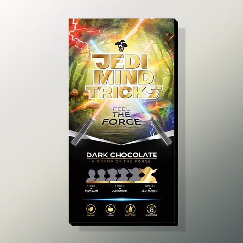 Star Wars themed labels for chocolates/gummies Design by Vitalio7in