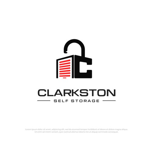 Self Storage Logo | Clarkston Self Storage Design by ꜱᴀᴍɪʀ