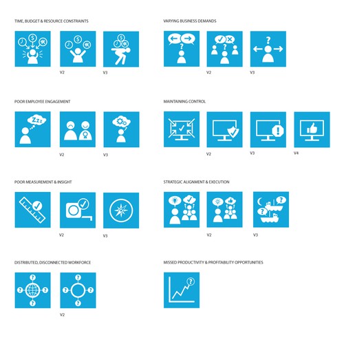 Designs | Create Cool Pain Point Icons for a Growing Software Company ...