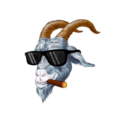 High quality Goat avatar Design by lofosparalogos