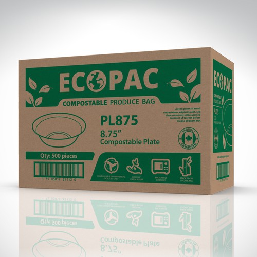 ECO FRIENDLY PACKAGING BOX DESIGN Design por Dimarchgrafic