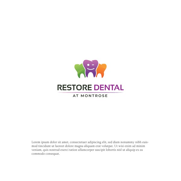 Design by Mudassir101 titled "Restore Dental"