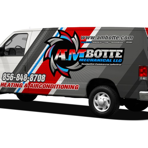 HVAC van wrap | Signage contest