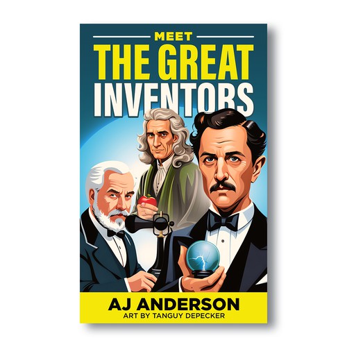 Young Adults Book Cover "Meet The Great Inventors" Design by vsardju