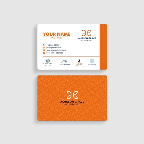 Design Create a modern and clean business card for a parent company with 4 subsidiaries por MIIN