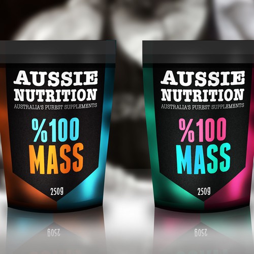 Aussie Nutrition supplement range needs new packaging! Design réalisé par #jacko