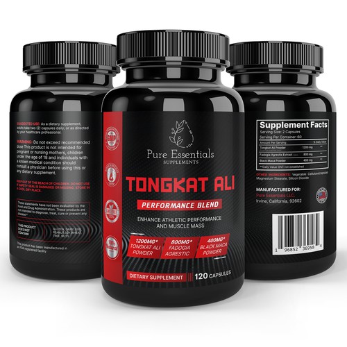 Design di Design a modern product label for my supplement bottle di sazzad_abir