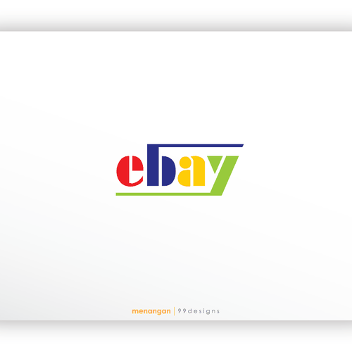 Design 99designs community challenge: re-design eBay's lame new logo! por menangan