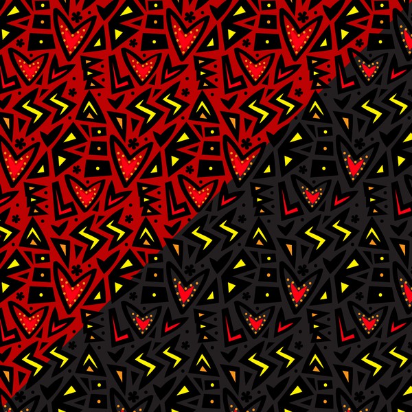 afro-american women leggings design pattern