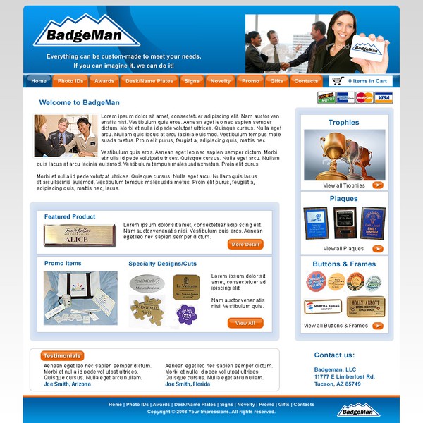 Plaques, trophies and engraving