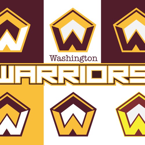 Community Contest: Rebrand the Washington Redskins  Design by DiegoGoi