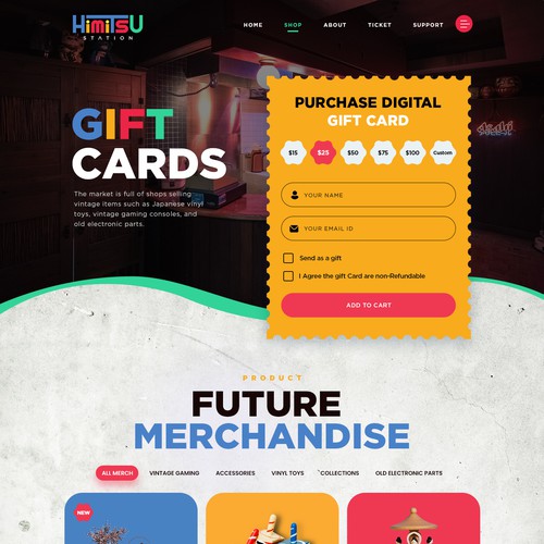 Web page design contest entry by MercClass