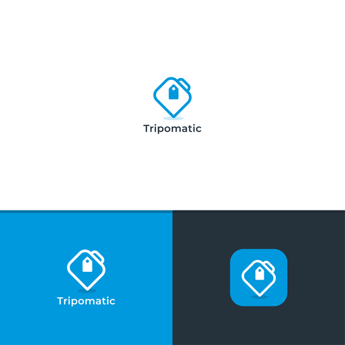 New logo for rebranding a trip planning app Design by Kr8v.in