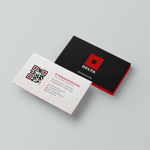 DELTA Business Card Relaunch Design by Design"Glory"