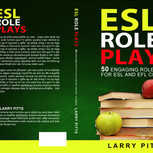 Design an eye catching, clean cover for an English teacher's book Design by ianskey