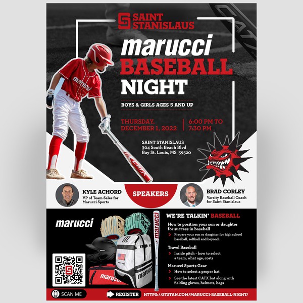 Design by InterBrand ✅ titled "Flyer Design for Baseball Night"