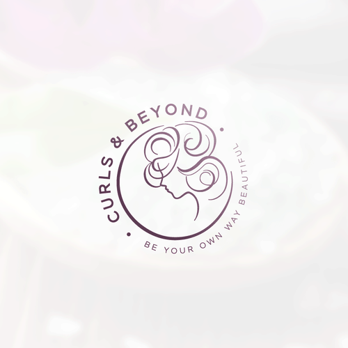Logo for curly hair brand Diseño de designer Ha