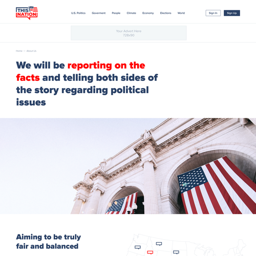 Designs | Wordpress Design For Political Blog | WordPress Theme Design ...