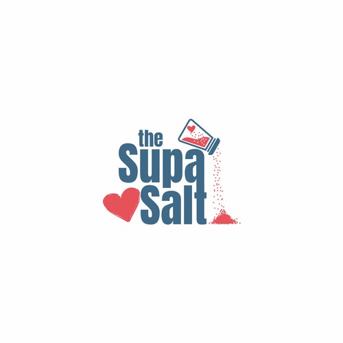Amazing Salt product logo design! Design by Rita Harty®